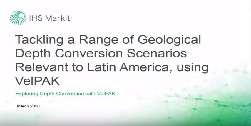 Using VelPAK/Velit to tackle a range of geological scenarios relevant to Latin America