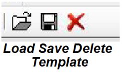load save delete icons load save delete icons